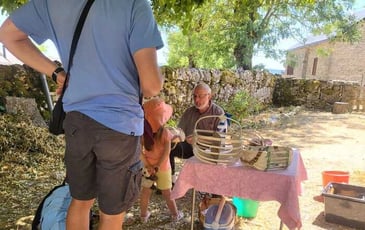 Animation autour de la vannerie